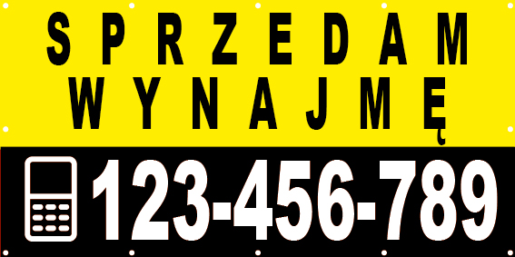 Baner sprzedam / wynajmę